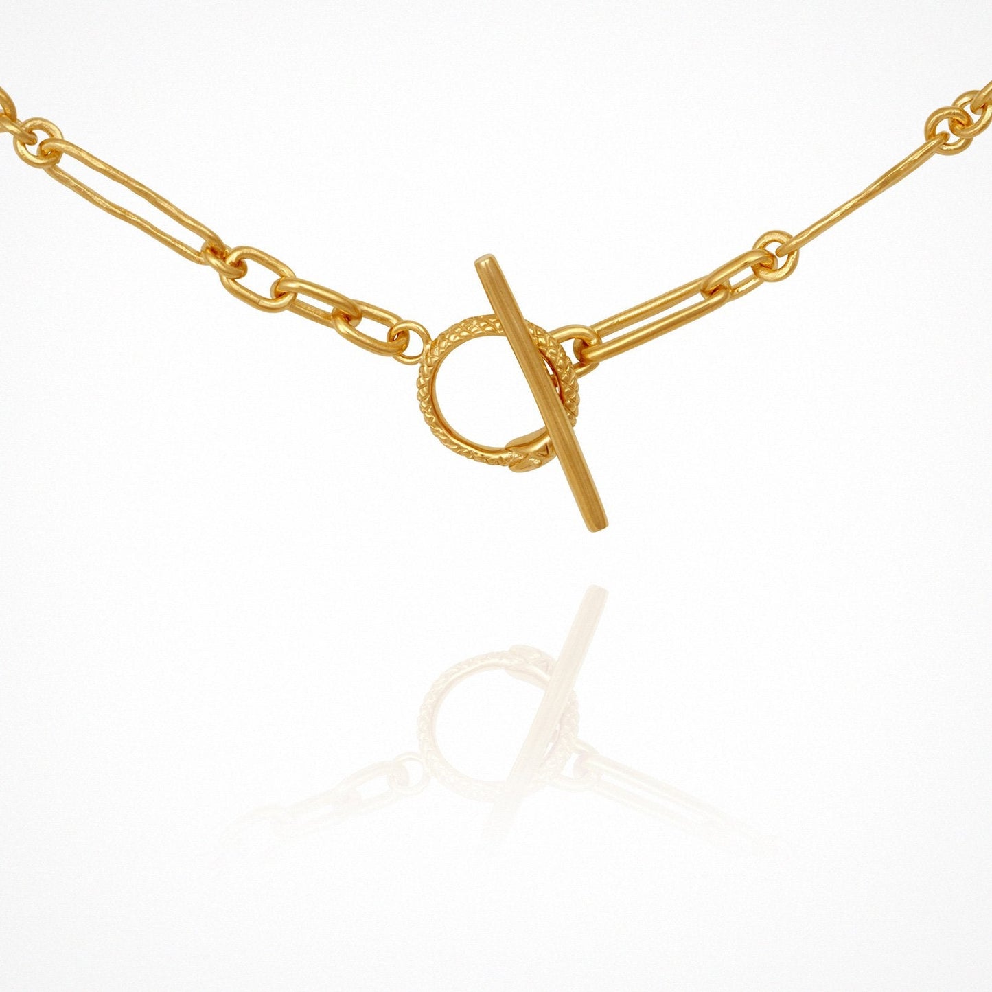 Serpent Fob Chain - Gold