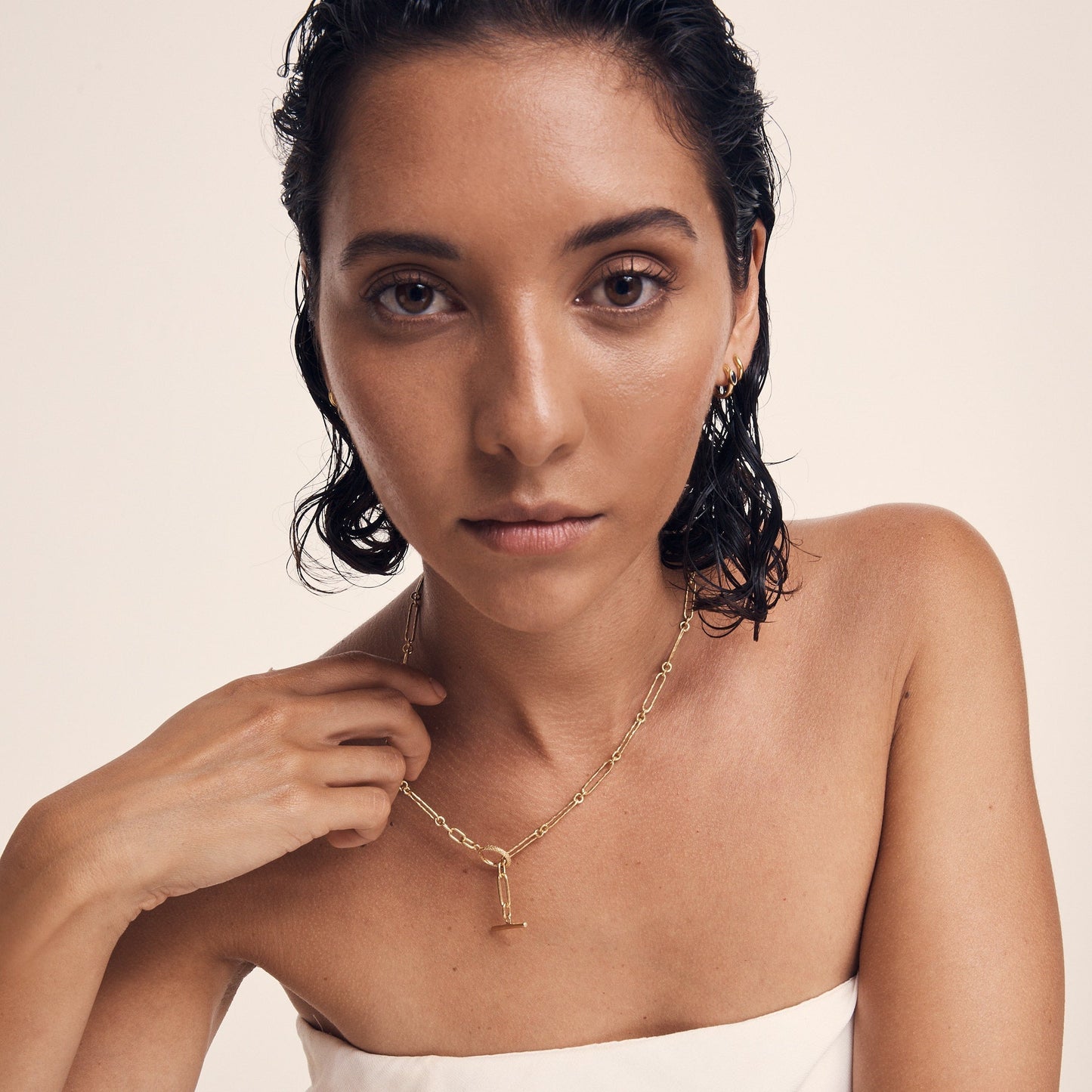 Serpent Fob Chain - Gold