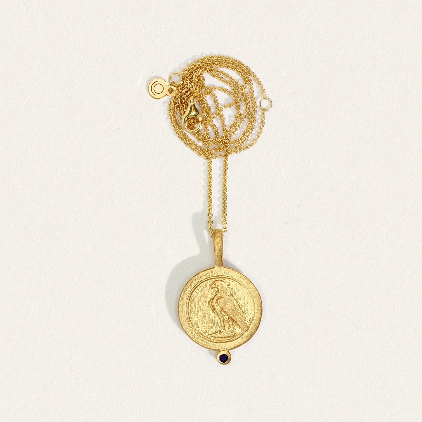 Temple Of The Sun - Virago Coin Necklace - Gold
