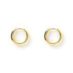 Arms Of Eve - Jett Hoop Earrings - Gold
