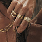 Arms Of Eve - Fez Pearl Ring - Gold
