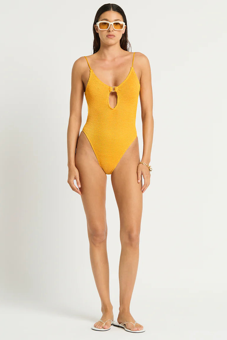 Bound Swimwear - Ring Arden 1pce - Saffron Recycled