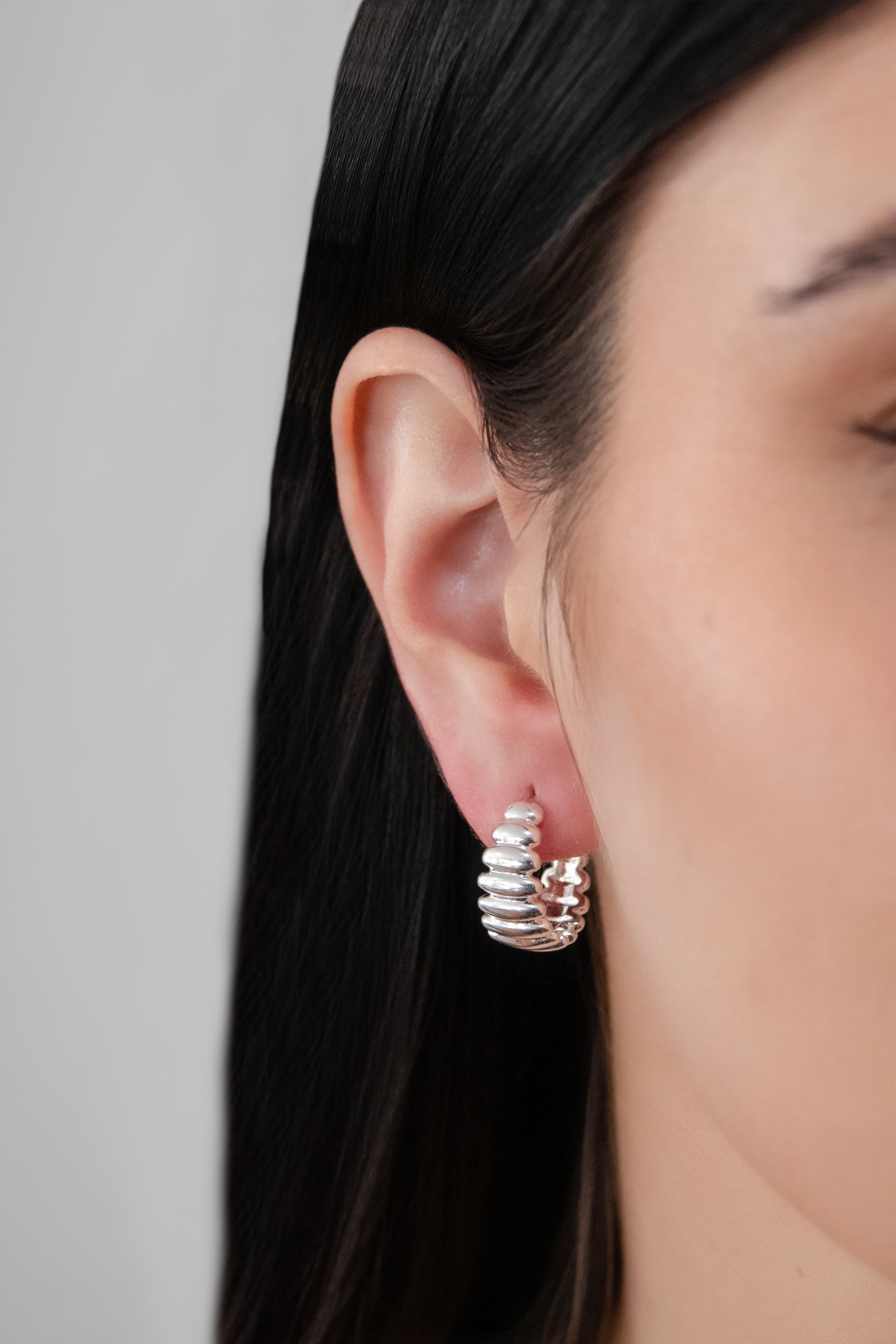 One Day In May - Addison Earrings - Silver