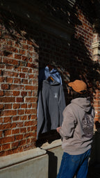 Three Stories - Occy Relaxed Hoodie - Faded Taupe