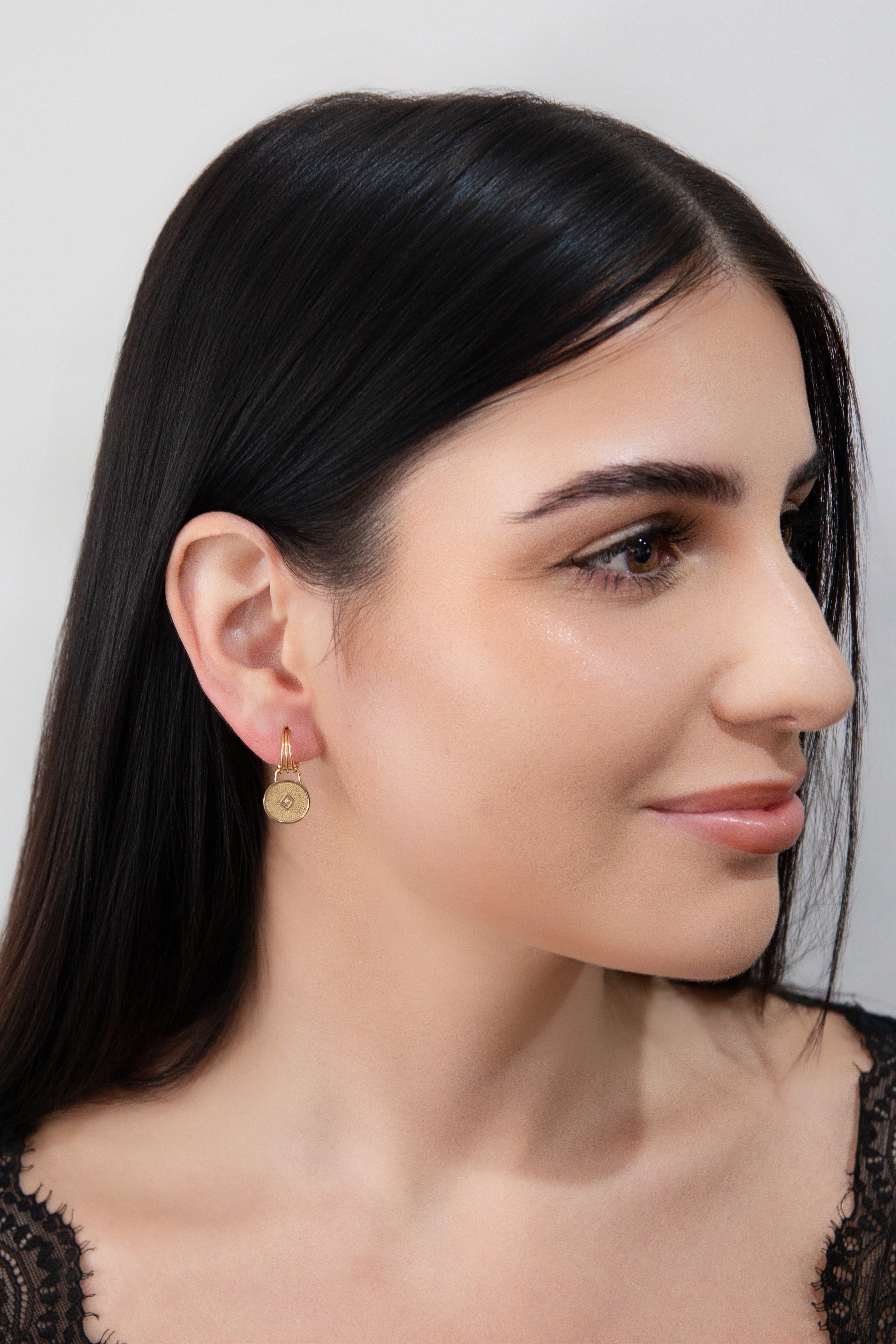 One Day In May - Aubrey Earrings - Gold