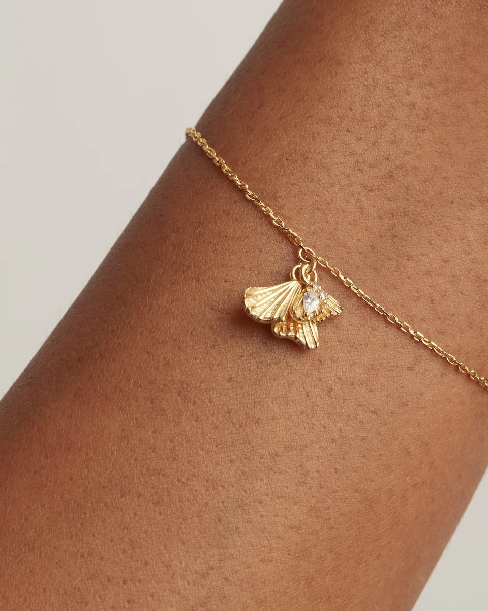By Charlotte - Ocean Whisper Bracelet - Gold