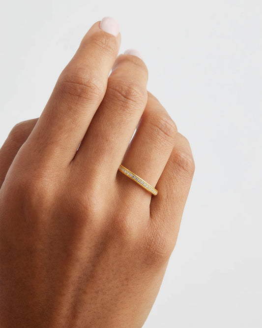 By Charlotte - With Love Ring - Gold