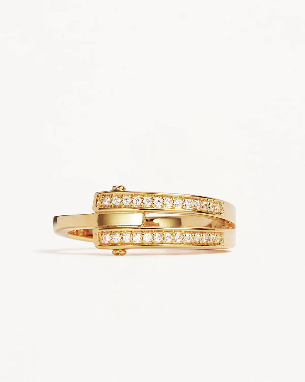 By Charlotte - Connect Deeply Ring - Gold