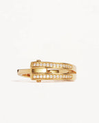 By Charlotte - Connect Deeply Ring - Gold