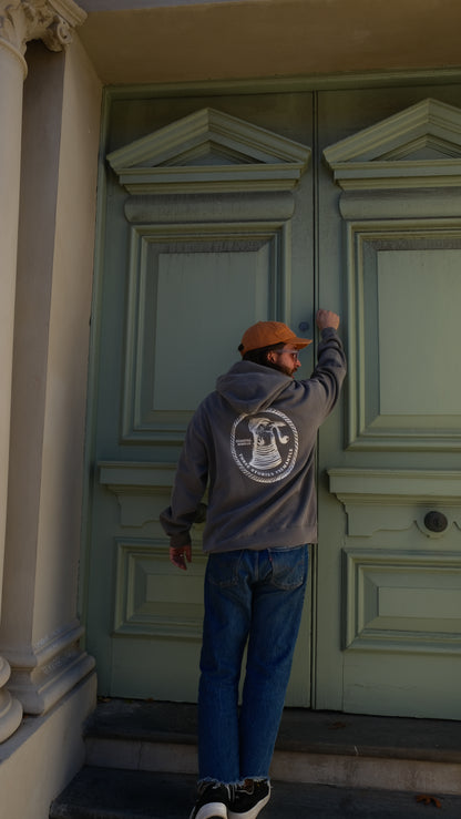 Three Stories - Ol' Gull Relaxed Hoodie - Faded Grey
