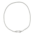 Cleopatra’s Bling - Handmade Snake Chain Necklace - Silver