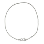 Cleopatra’s Bling - Handmade Snake Chain Necklace - Silver