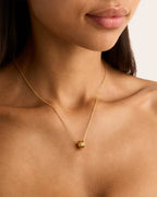 By Charlotte - I Am Loved Spinning Meditation Necklace - Gold