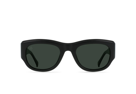 Raen - Lonso - Recycled Black/Green Polarized