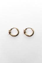 One Day In May - Armani Earrings - Gold - Coffee