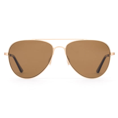 Otis - Zeppelin - Brushed Gold / Eco Dark Tort/ Brown Polar
