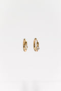 One Day In May - Armani  Earrings - Gold - Clear