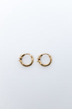 One Day In May - Armani  Earrings - Gold - Clear