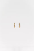 One Day In May - Aggie Earrings - Gold - Clear