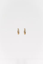 One Day In May - Aggie Earrings - Gold - Clear