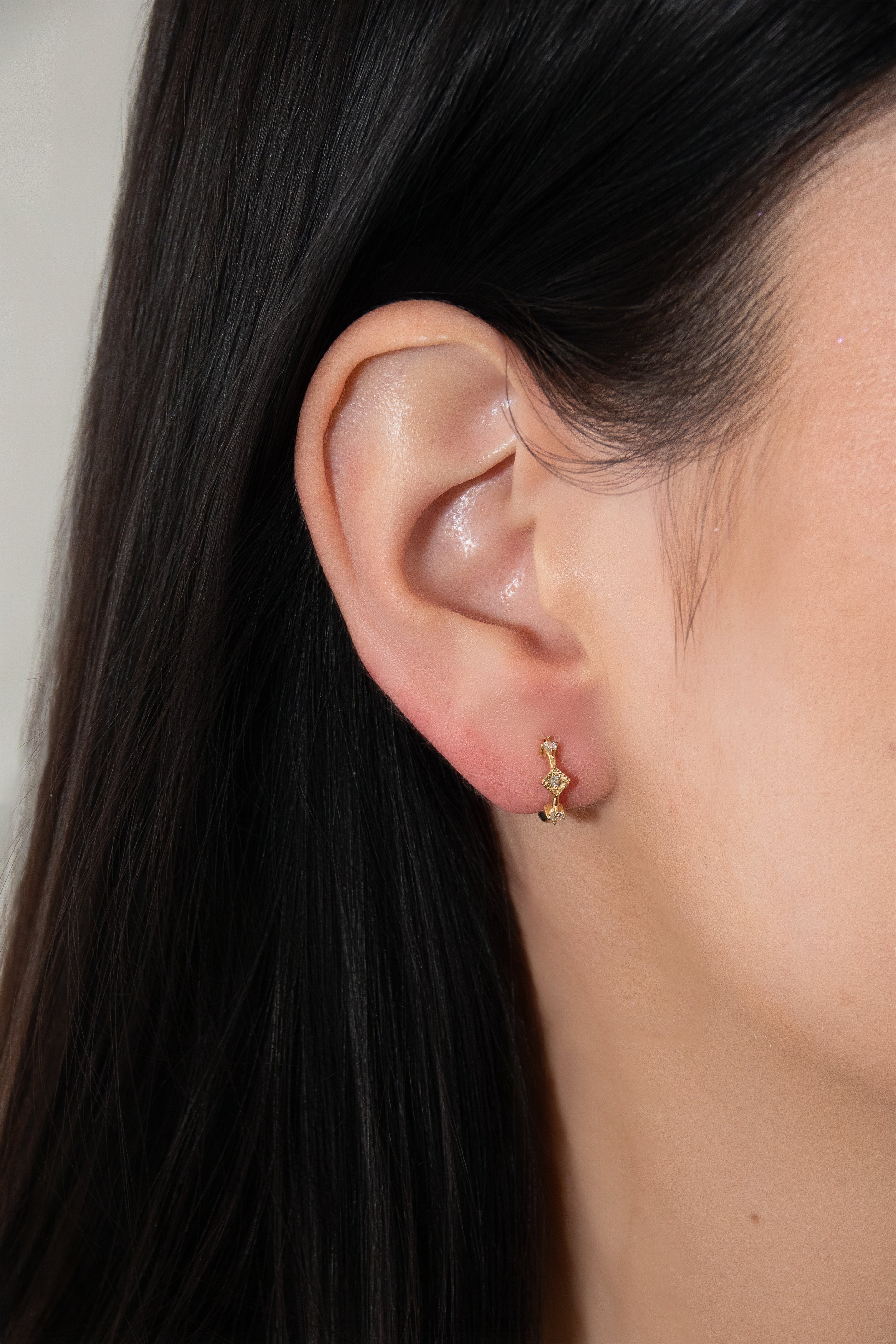One Day In May - Bindi Earrings - Gold