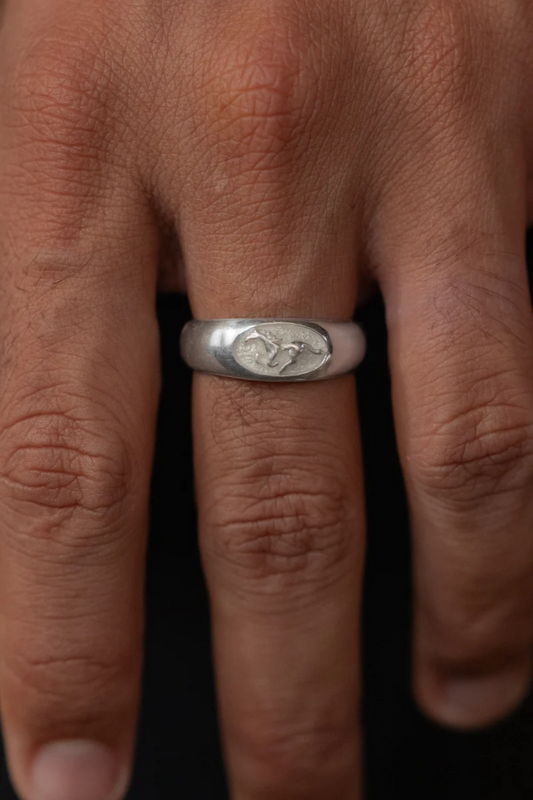 Merchants Of The Sun - Stallion Ring Clear - Silver