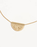 By Charlotte - Blooming Together Lotus Necklace - Gold