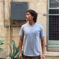 Three Stories - FisherMAN Classic Tee - Grey Marle
