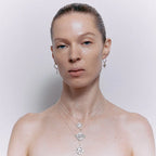Cleopatra's Bling - Moon Face Pendant - Sterling Silver
