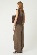 Brie Leon - Madera Tote Bag - Dark Chocolate