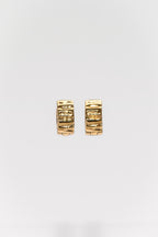 One Day In May - Aria Earrings - Gold