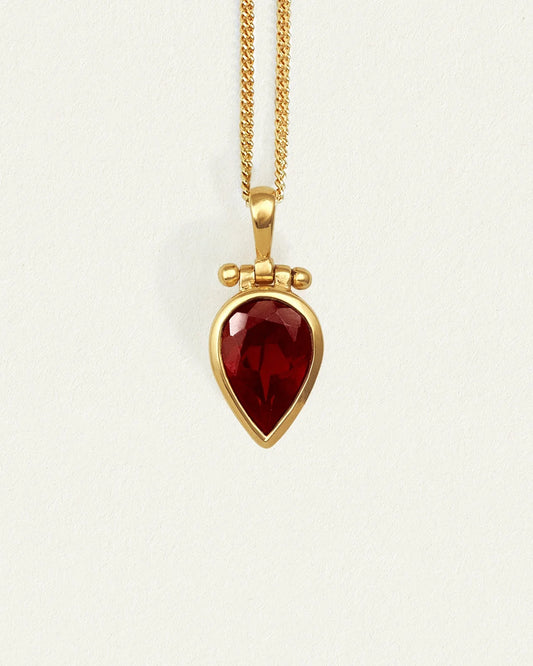 Temple of The Sun - Flame Necklace - Gold
