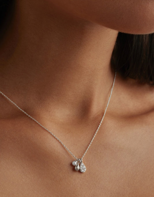 By Charlotte - Ocean Mist Necklace - Silver
