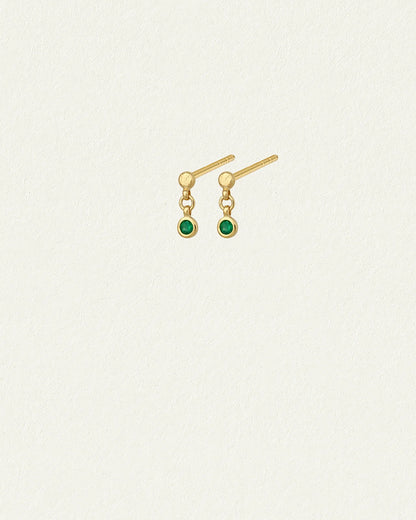 Temple Of The Sun - Ceres Drop Studs - Gold