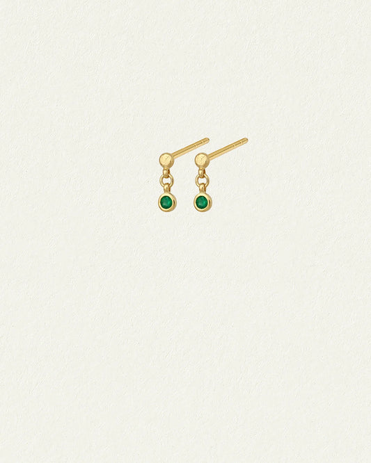 Temple Of The Sun - Ceres Drop Studs - Gold