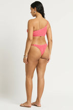 Bond-Eye Swim - Lotus Crop - Coral Pink