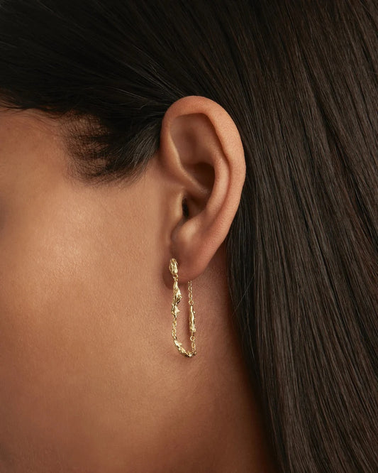 By Charlotte - Drift Chain Earrings
