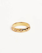By Charlotte - Bloom With You Lotus Ring - Gold