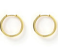 Arms Of Eve - Scarlet Hoop Earrings- Gold
