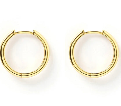 Arms Of Eve - Scarlet Hoop Earrings- Gold