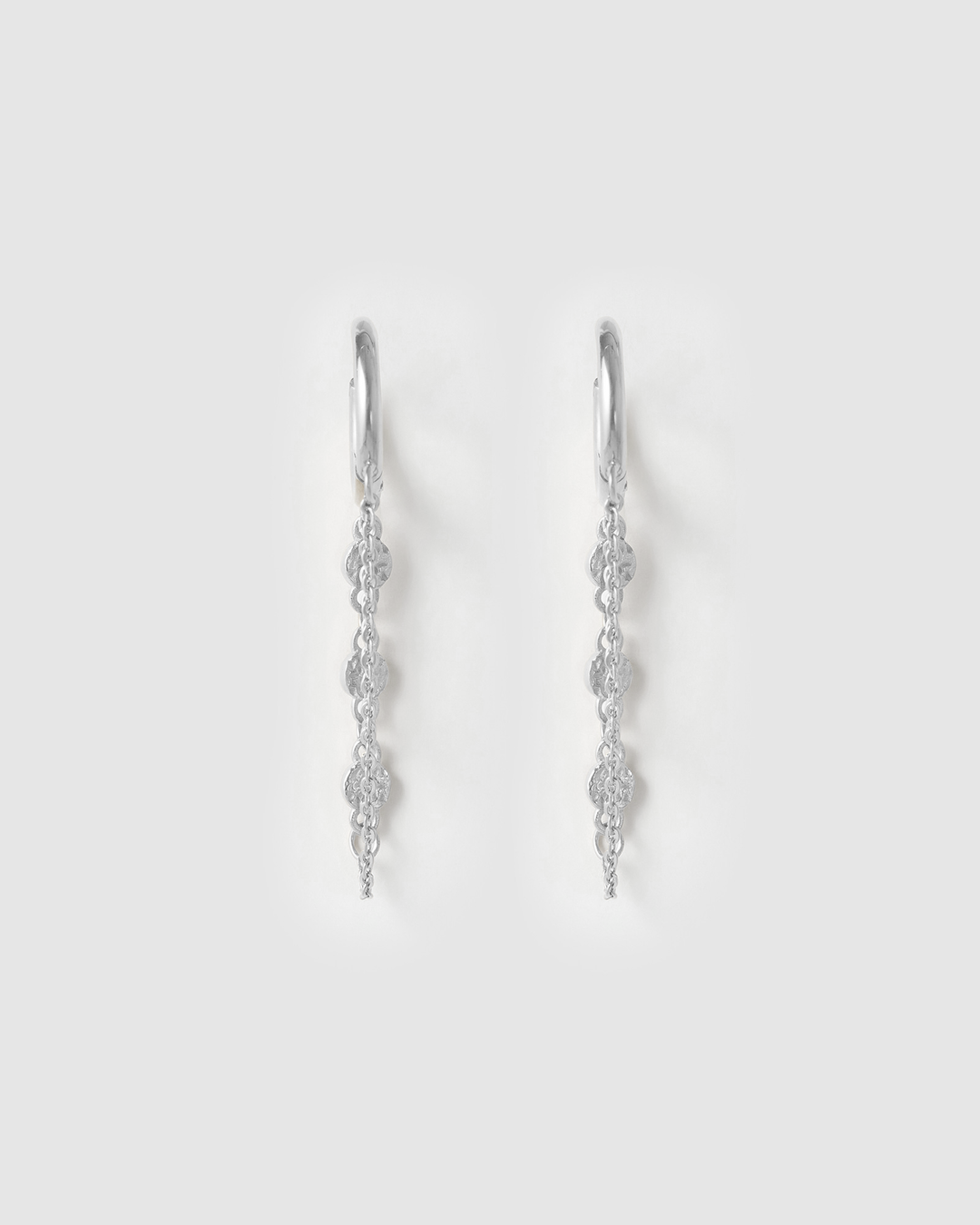 Arms of Eve - Paloma Huggie Earrings - Silver