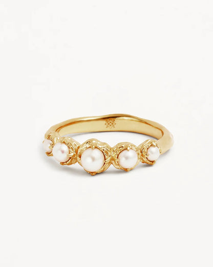 By Charlotte - Peace Within Ring- Gold