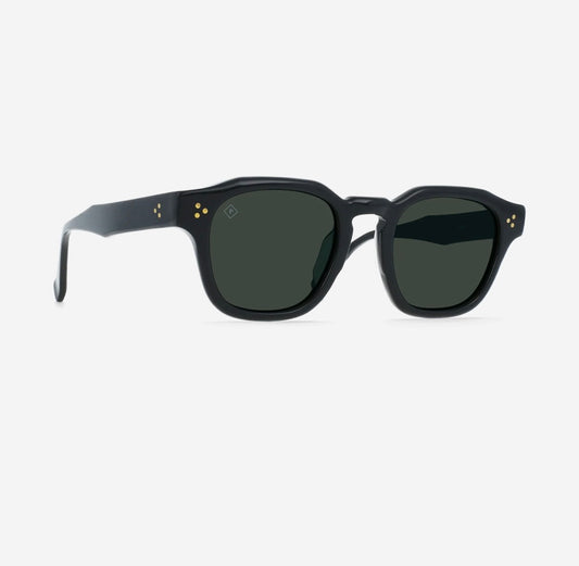 Raen - Rune 48 -Recylced Black/ Green Polarized