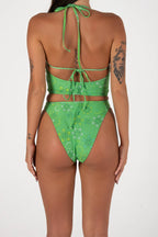 Inner Relm - Smoochie Top + Shebad Shorts - Green Meadow