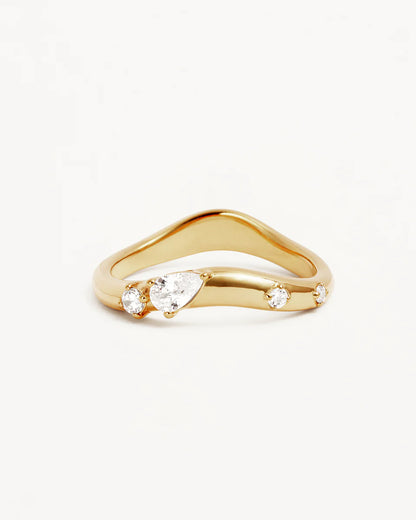 By Charlotte - Chasing Tides Ring - Gold