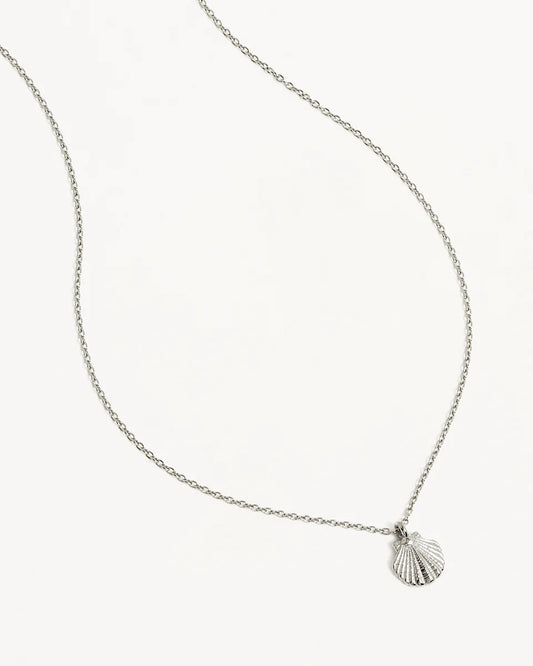 By Charlotte - By The Shore Shell Necklace - Silver