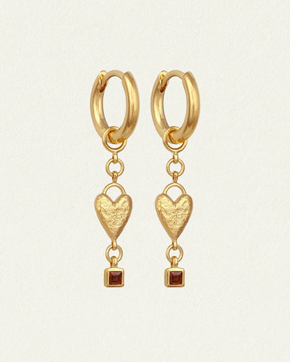 Temple Of The Sun - Eros Earrings - Gold