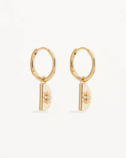 By Charlotte - Lotus Hoops - Gold