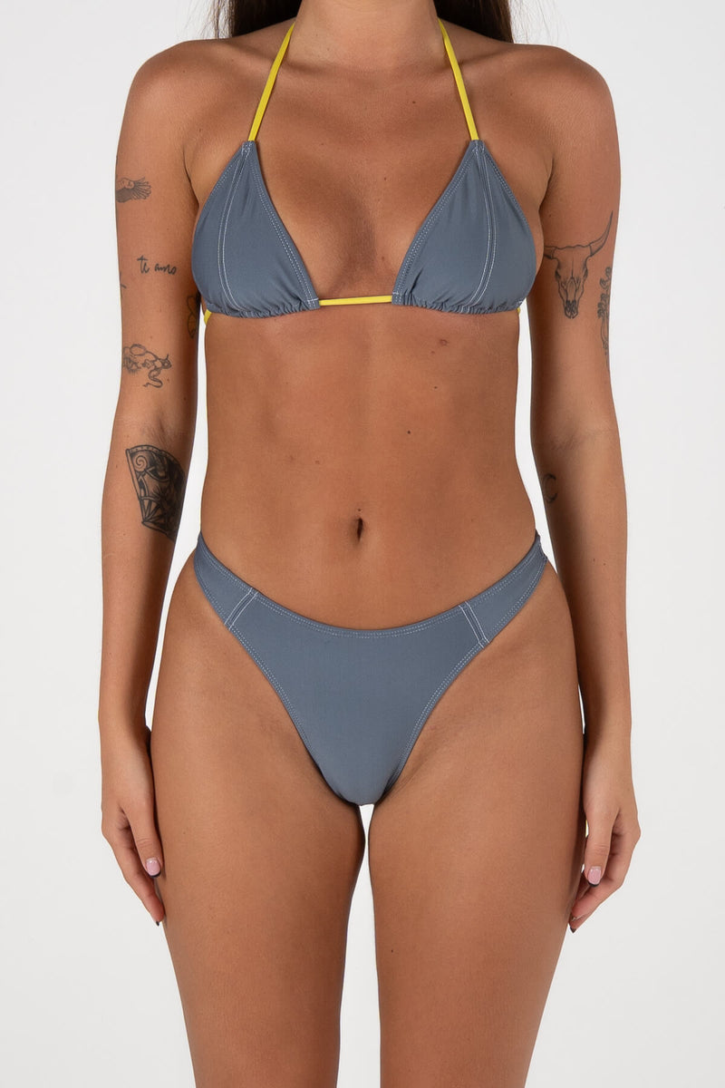 Inner Relm - Too Busy Triangle Top & Its Me Bottoms - Grey