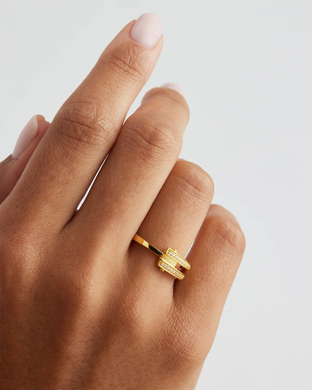 By Charlotte - Connect Deeply Ring - Gold